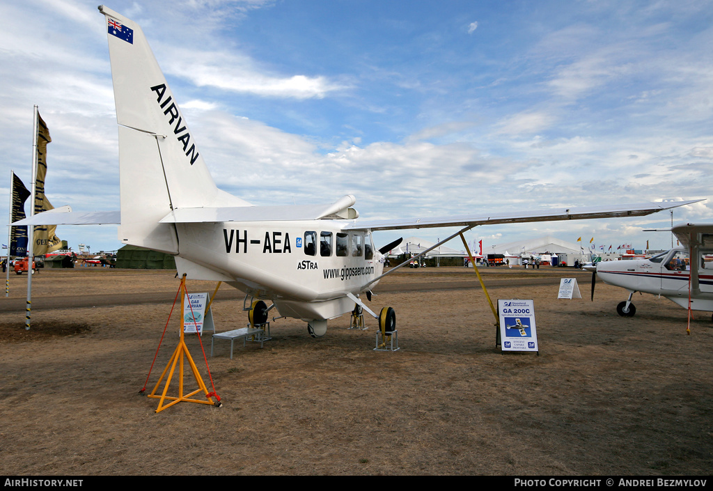 Aircraft Photo of VH-AEA | Gippsland GA8 Airvan | AirHistory.net #95004