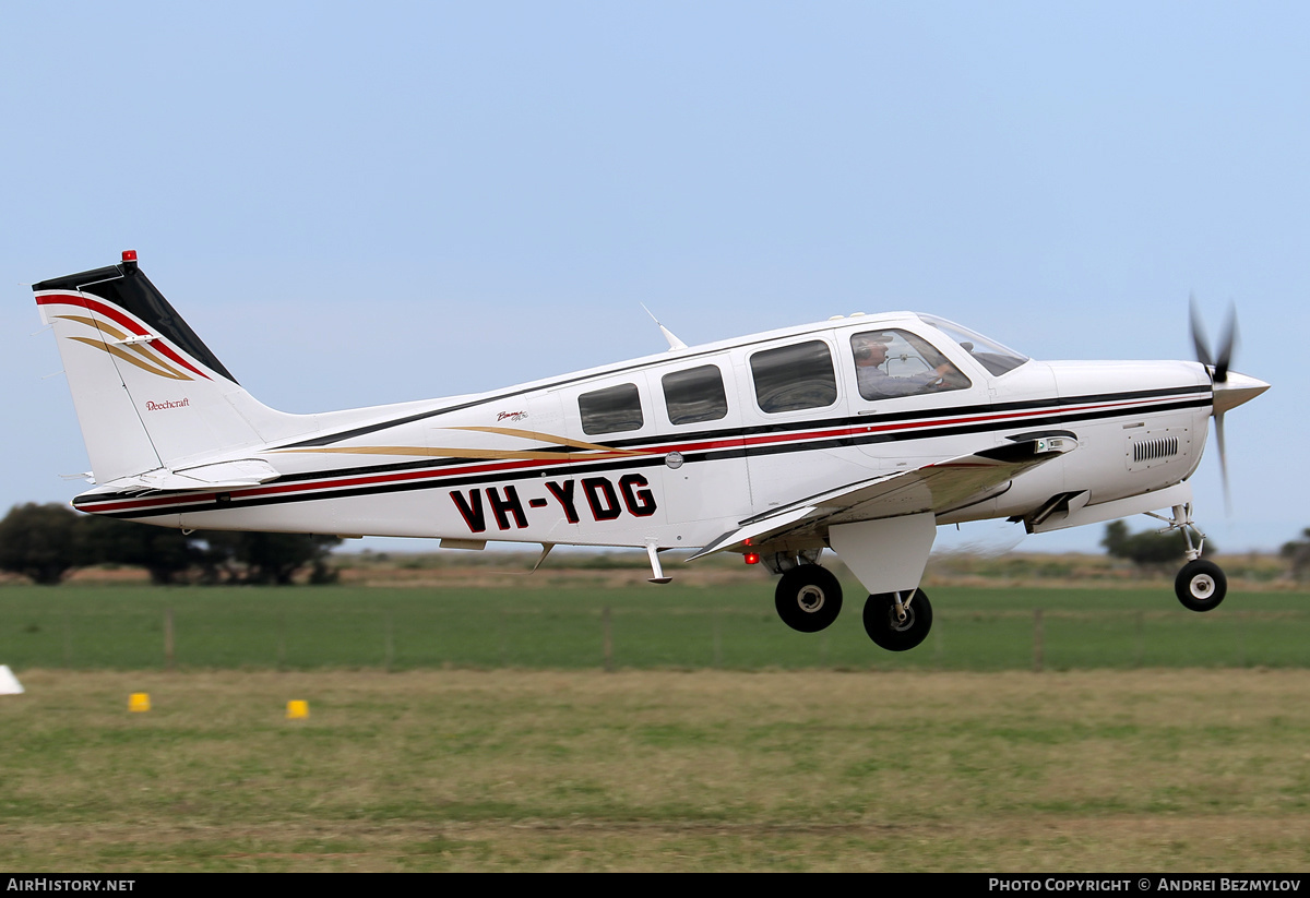 Aircraft Photo of VH-YDG | Raytheon A36 Bonanza 36 | AirHistory.net #95010