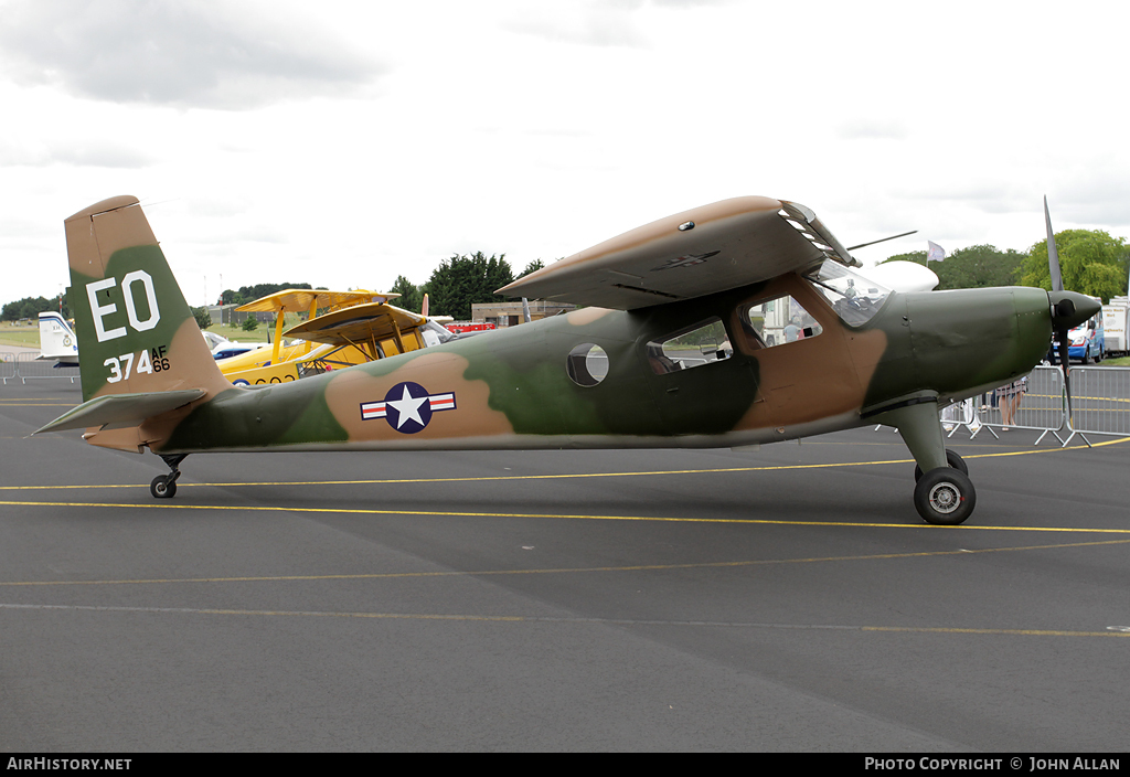 Aircraft Photo of G-BAGT / AF66-374 | Helio H-295-1200 Super Courier | USA - Air Force | AirHistory.net #95030