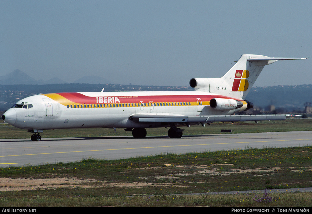 Aircraft Photo of EC-328 | Boeing 727-256/Adv | Iberia | AirHistory.net #95037