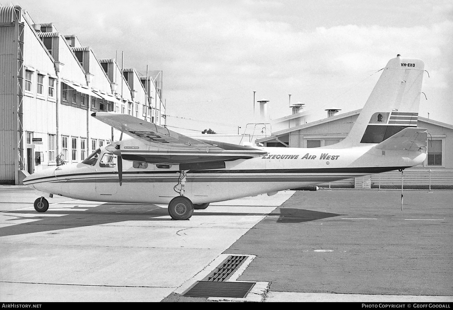 Aircraft Photo of VH-EXO | Aero Commander 500S Shrike Commander | Executive Air West | AirHistory.net #95061