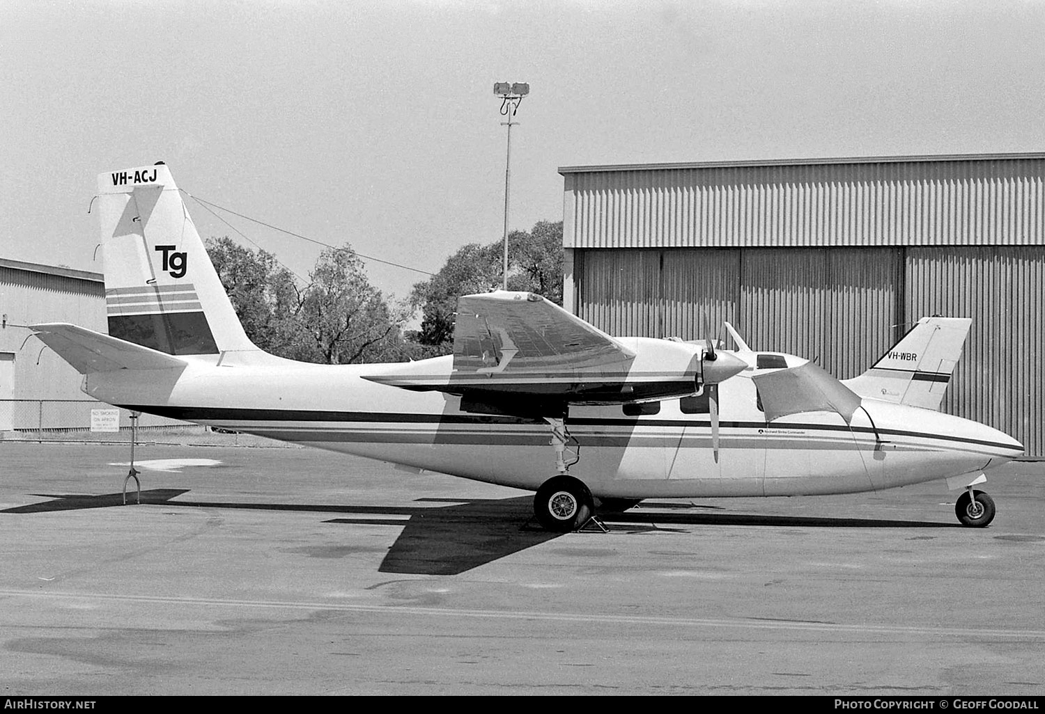 Aircraft Photo of VH-ACJ | Rockwell 500S Shrike Commander | Rhodes Ridge Mining | AirHistory.net #95063