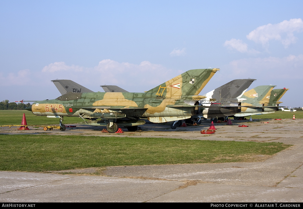 Aircraft Photo of 6145 | Mikoyan-Gurevich MiG-21bis | Hungary - Air Force | AirHistory.net #95068