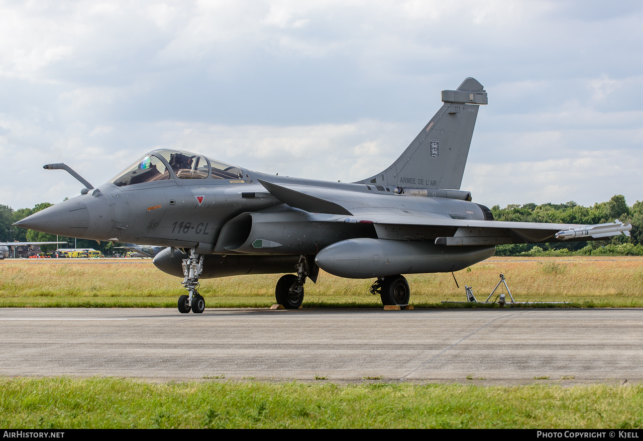 Aircraft Photo of 133 | Dassault Rafale C | France - Air Force | AirHistory.net #95071