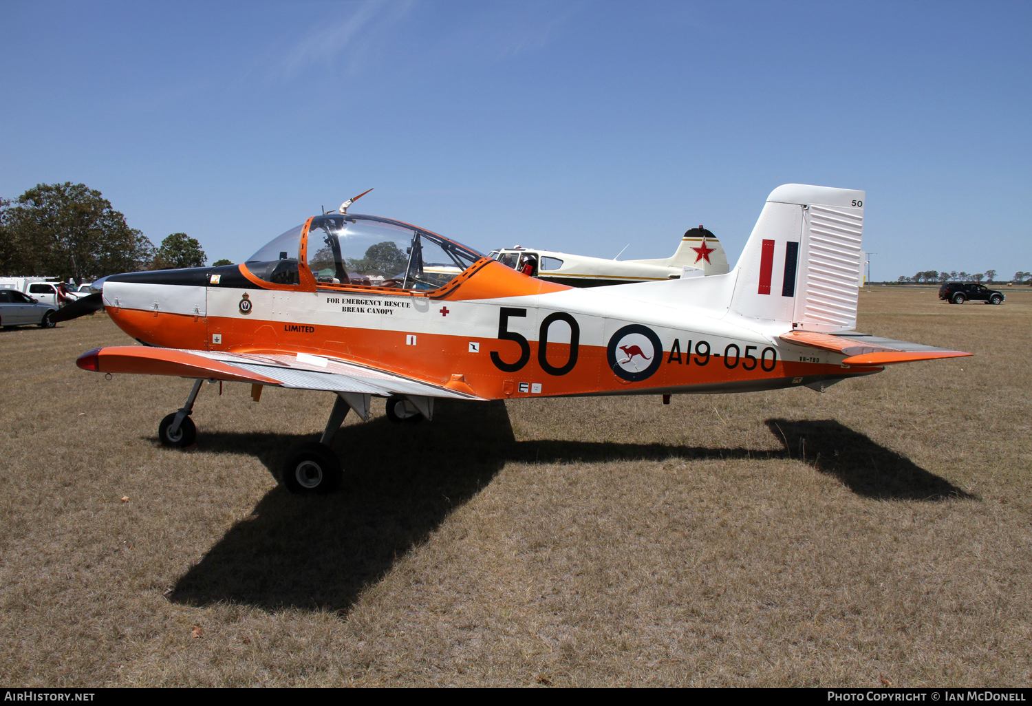 Aircraft Photo of VH-YBD / A19-050 | New Zealand CT-4A Airtrainer | Australia - Air Force | AirHistory.net #95080