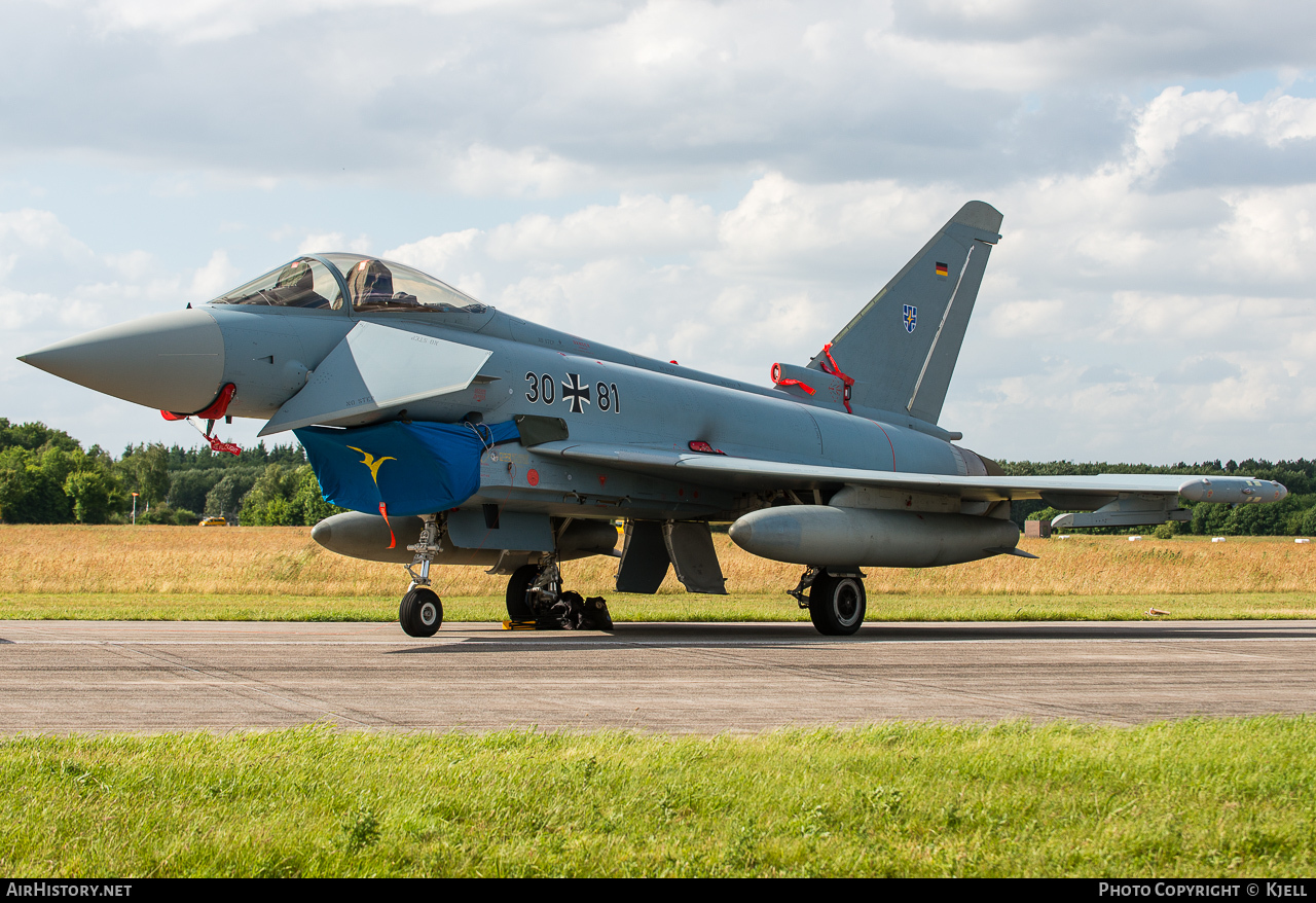 Aircraft Photo of 3081 | Eurofighter EF-2000 Typhoon S | Germany - Air Force | AirHistory.net #95104