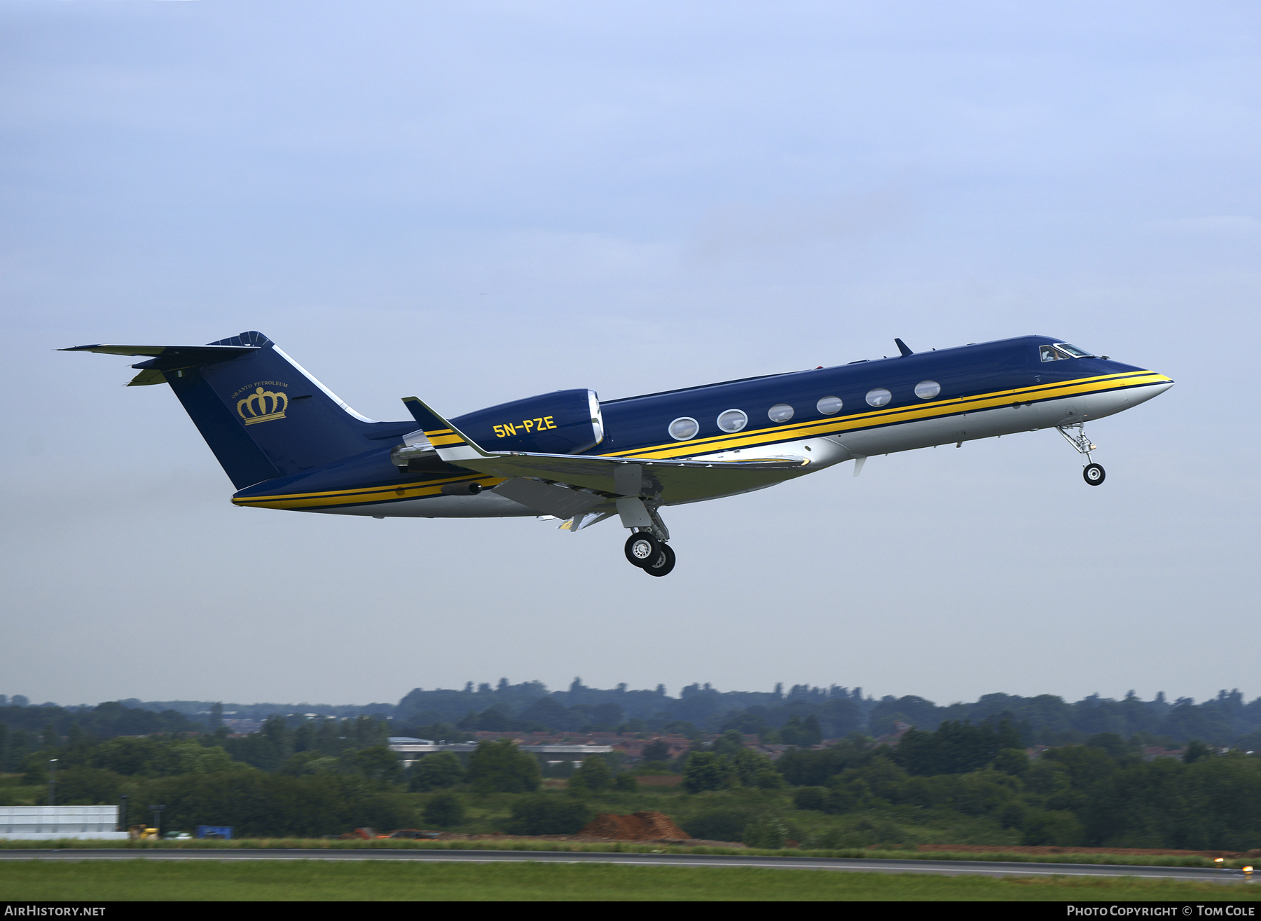 Aircraft Photo of 5N-PZE | Gulfstream Aerospace G-IV Gulfstream IV | AirHistory.net #95108