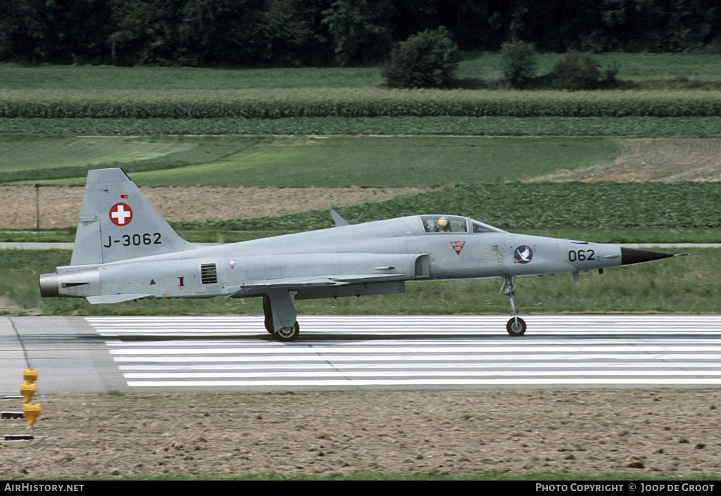 Aircraft Photo of J-3062 | Northrop F-5E Tiger II | Switzerland - Air Force | AirHistory.net #95113