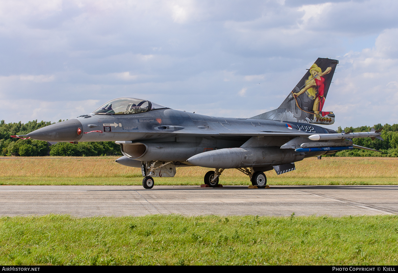 Aircraft Photo of J-002 | General Dynamics F-16AM Fighting Falcon | Netherlands - Air Force | AirHistory.net #95114