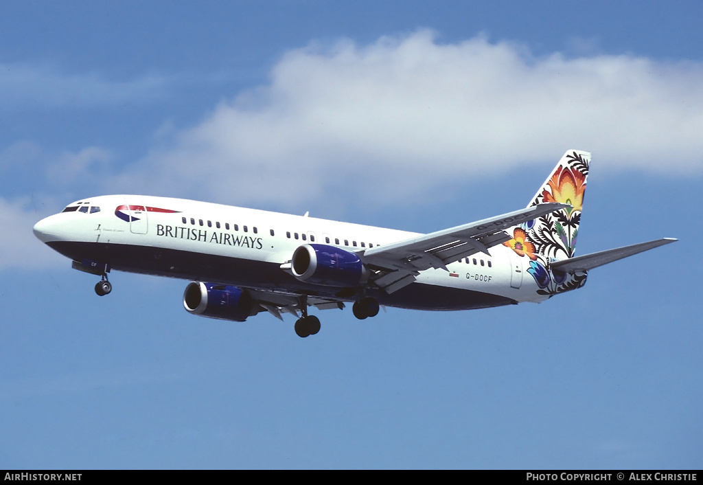 Aircraft Photo of G-DOCF | Boeing 737-436 | British Airways | AirHistory.net #95130