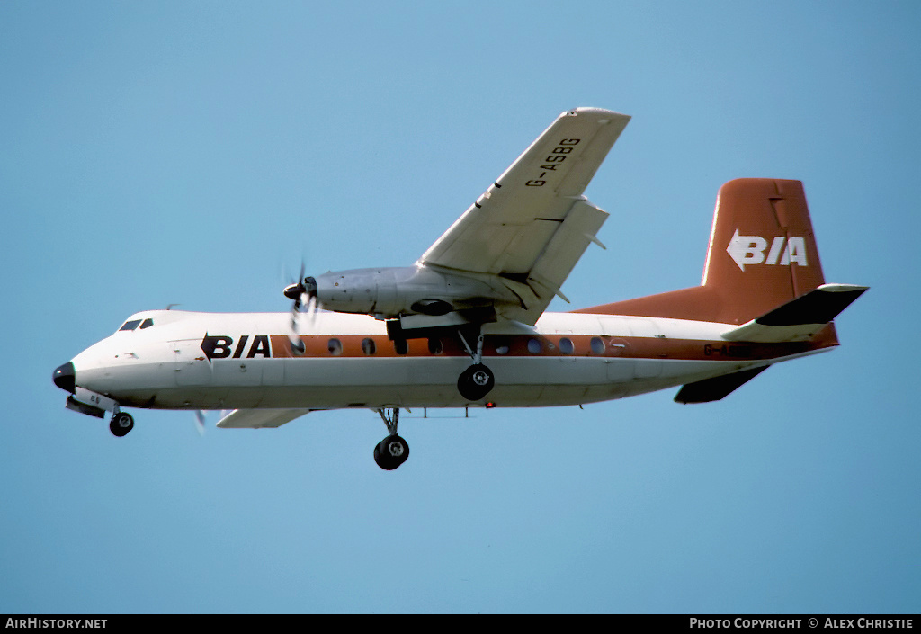 Aircraft Photo of G-ASBG | Handley Page HPR-7 Herald 203 | British Island Airways - BIA | AirHistory.net #95148