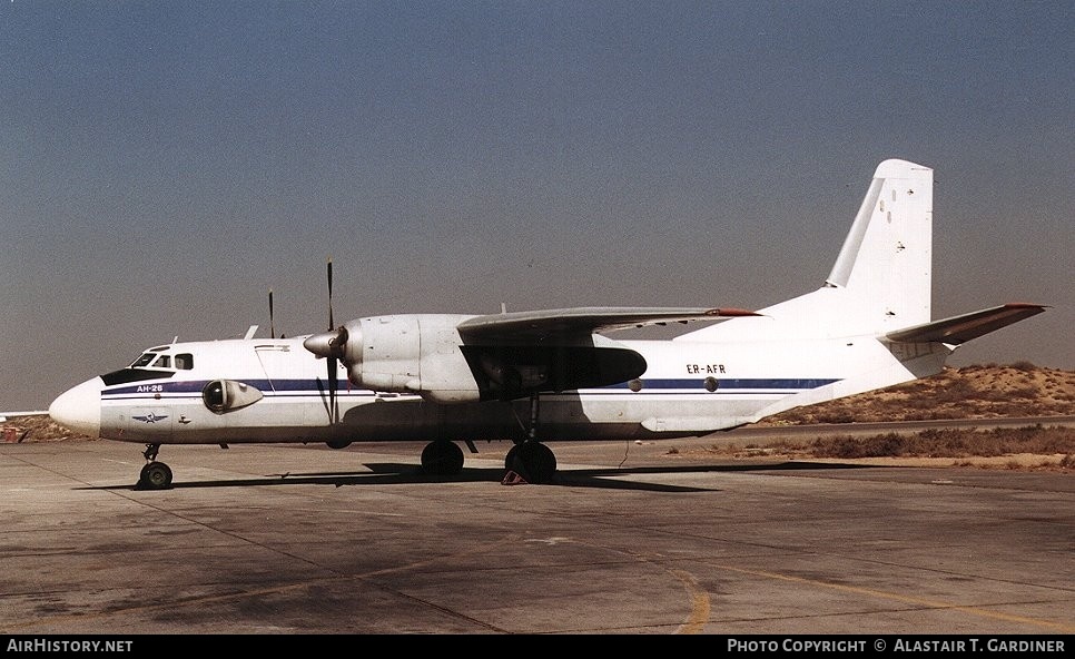 Aircraft Photo of ER-AFR | Antonov An-26 | Sud Aerocargo | AirHistory.net #95169