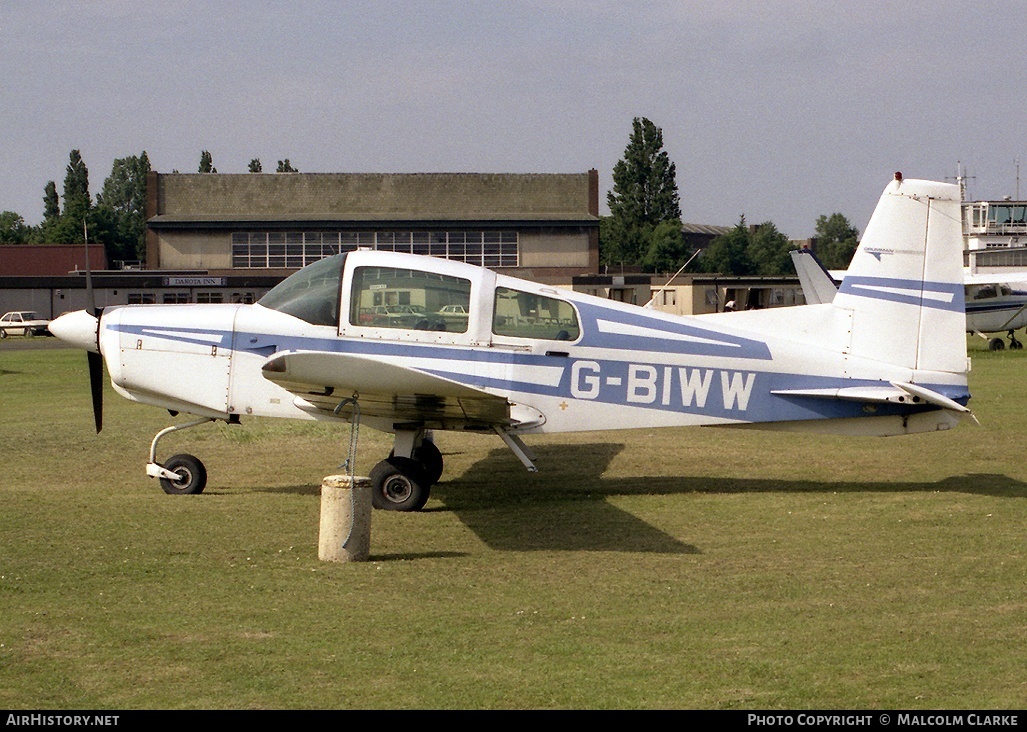 Aircraft Photo of G-BIWW | American AA-5 Traveler | AirHistory.net #95183
