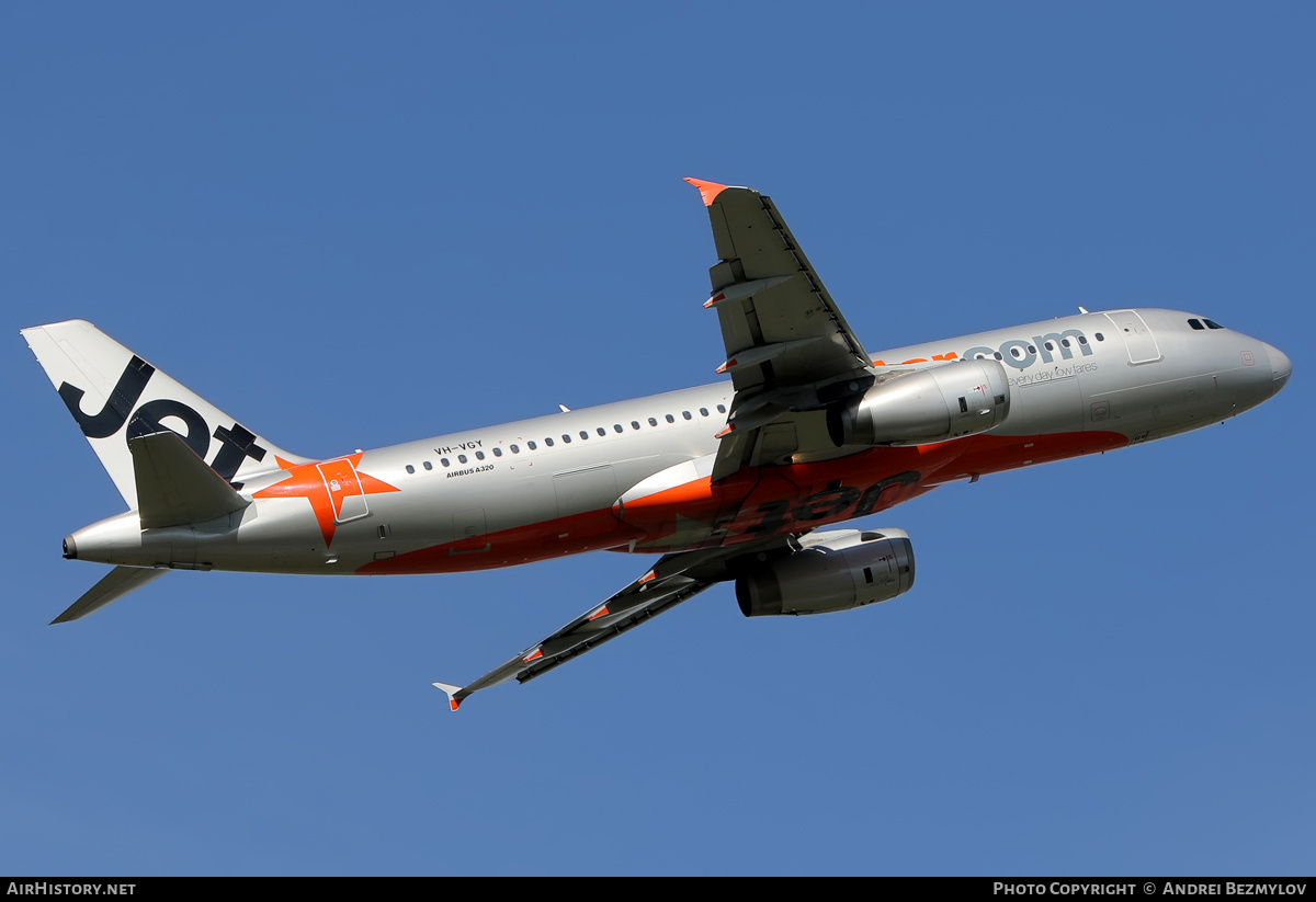 Aircraft Photo of VH-VGY | Airbus A320-232 | Jetstar Airways | AirHistory.net #95202