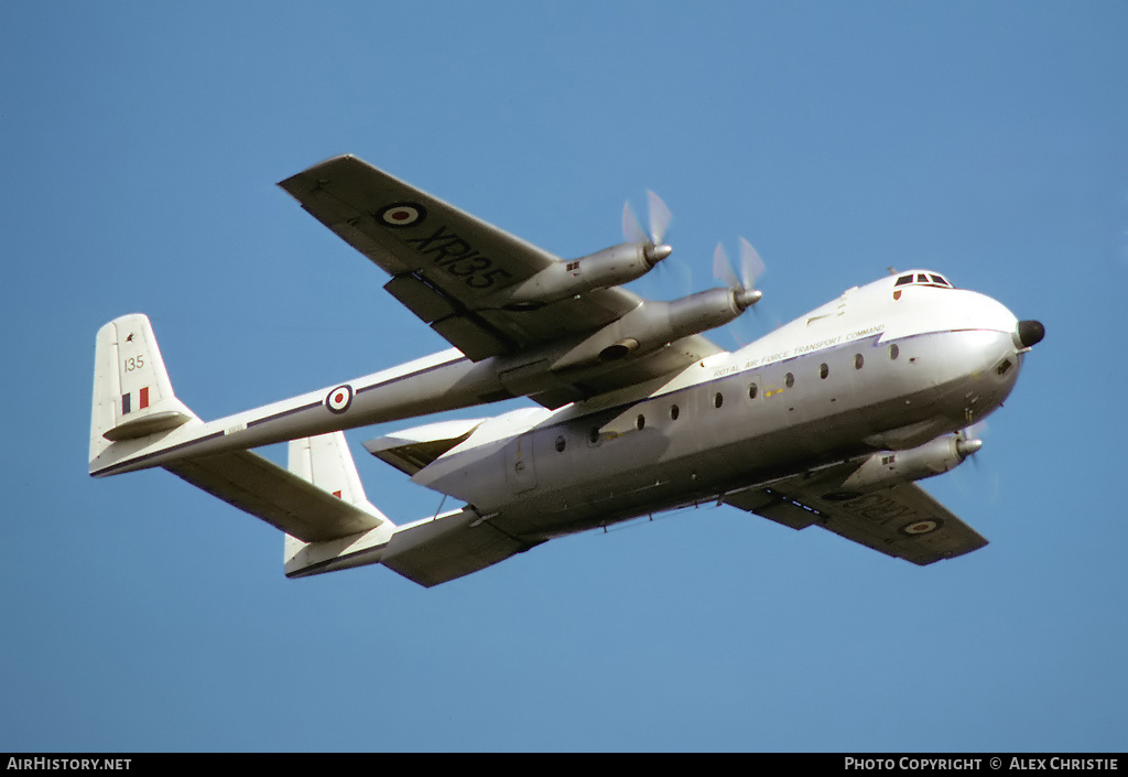 Aircraft Photo of XR135 | Armstrong Whitworth AW-660 Argosy C.1 | UK - Air Force | AirHistory.net #95221