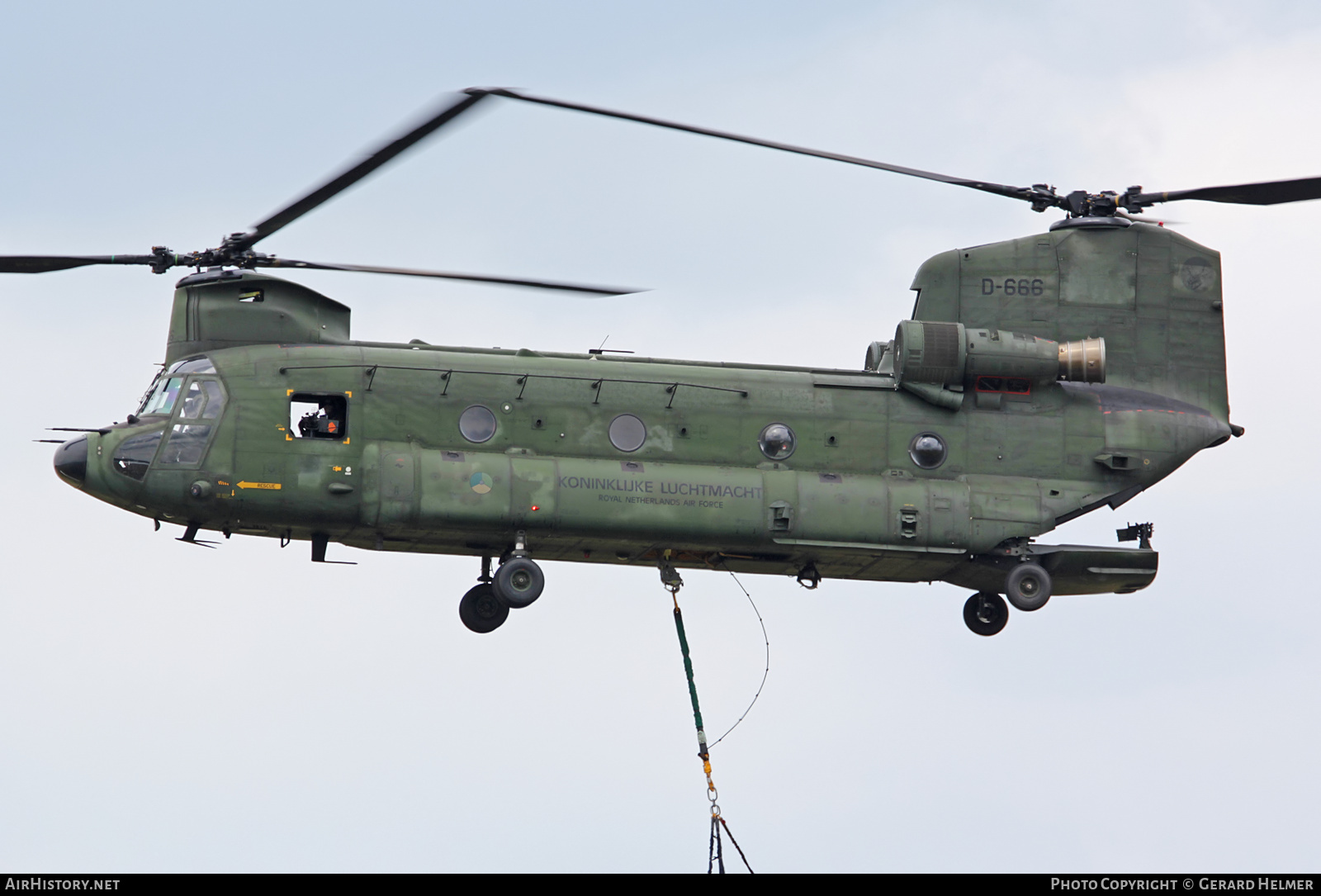 Aircraft Photo of D-666 | Boeing CH-47D Chinook (414) | Netherlands - Air Force | AirHistory.net #95236