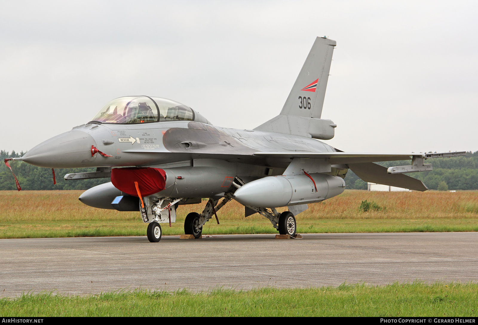 Aircraft Photo of 306 | General Dynamics F-16BM Fighting Falcon | Norway - Air Force | AirHistory.net #95246