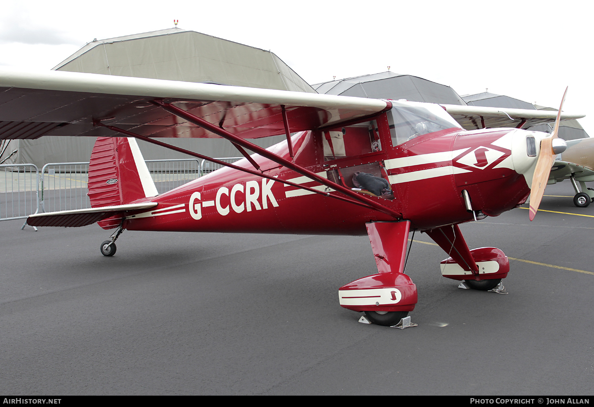 Aircraft Photo of G-CCRK | Luscombe 8A Silvaire | AirHistory.net #95274