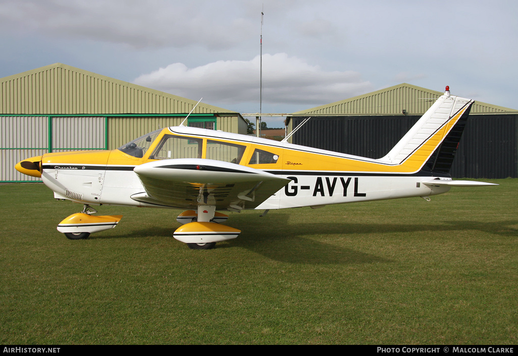 Aircraft Photo of G-AVYL | Piper PA-28-180 Cherokee D | AirHistory.net #95286