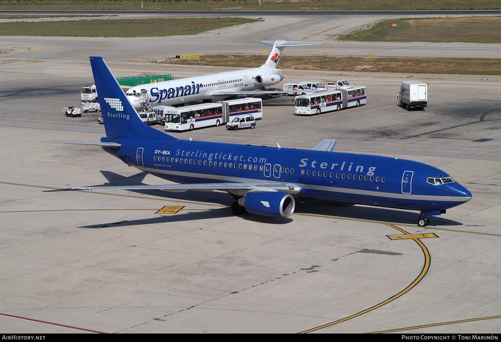 Aircraft Photo of OY-SEA | Boeing 737-8Q8 | Sterling European Airlines | AirHistory.net #95294