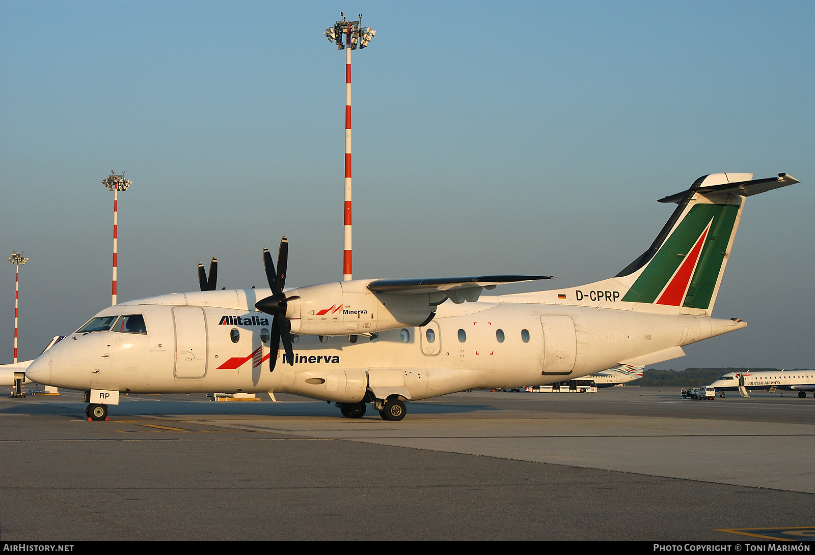 Aircraft Photo of D-CPRP | Dornier 328-110 | Alitalia | AirHistory.net #95297