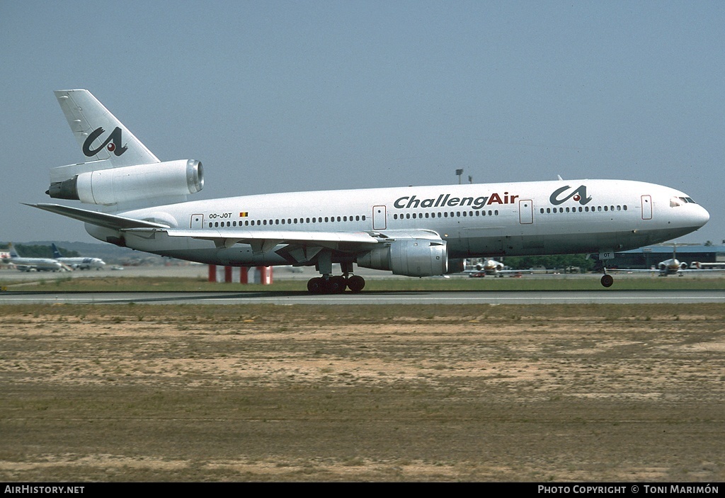 Aircraft Photo of OO-JOT | McDonnell Douglas DC-10-30 | ChallengAir | AirHistory.net #95307