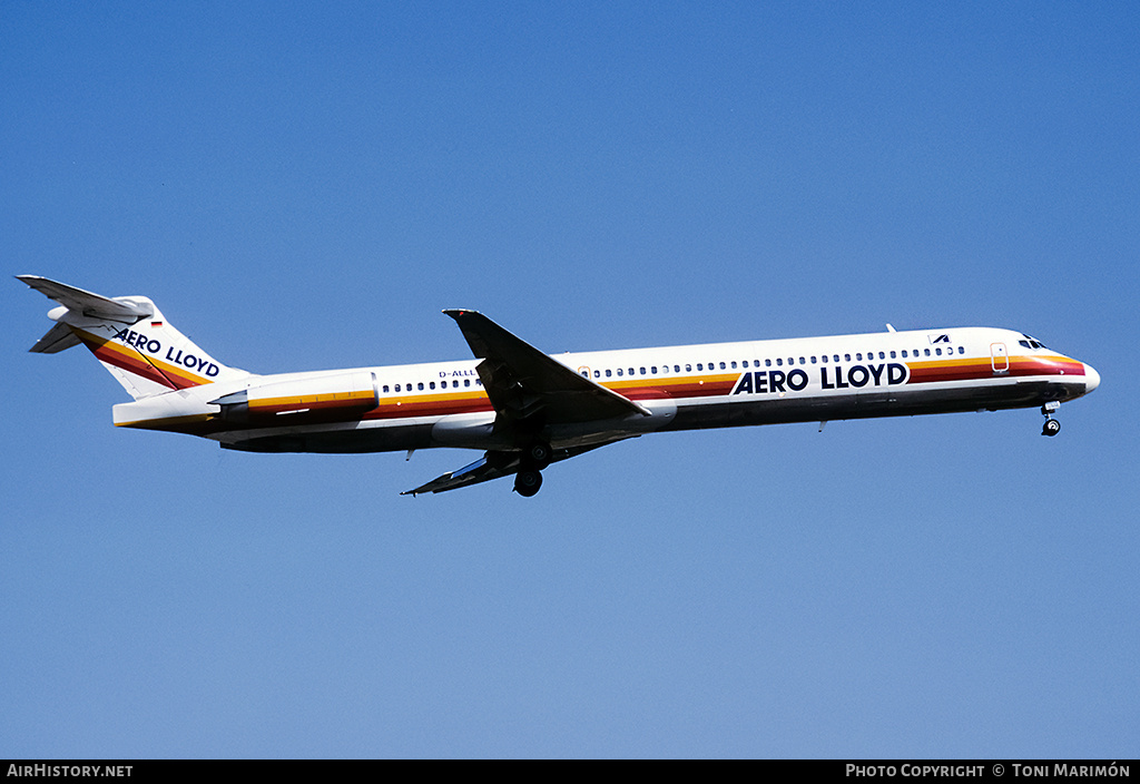 Aircraft Photo of D-ALLL | McDonnell Douglas MD-83 (DC-9-83) | Aero Lloyd | AirHistory.net #95324