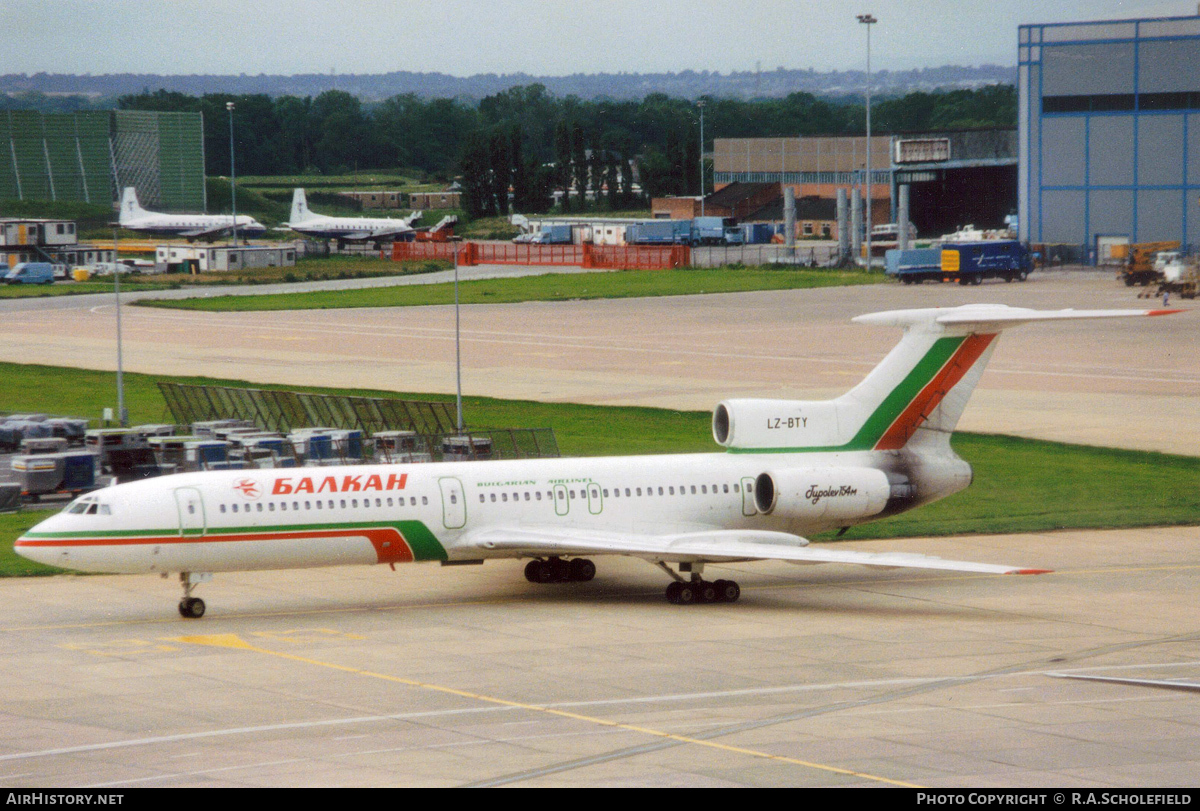 Aircraft Photo of LZ-BTY | Tupolev Tu-154M | Balkan - Bulgarian Airlines | AirHistory.net #95358