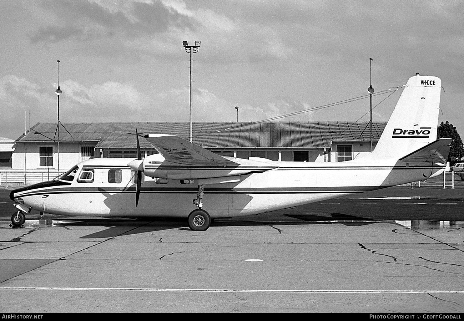 Aircraft Photo of VH-DCE | Aero Commander 680FL(P) Pressurized Grand Commander | Dravo Pty. Ltd. | AirHistory.net #95365