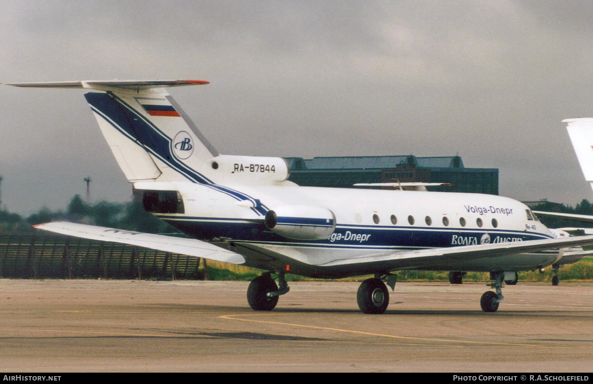 Aircraft Photo of RA-87844 | Yakovlev Yak-40 | Volga-Dnepr Airlines | AirHistory.net #95368