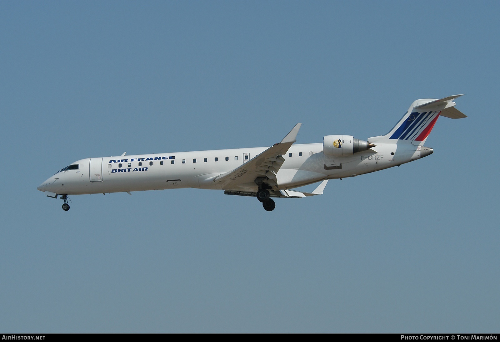 Aircraft Photo of F-GRZF | Bombardier CRJ-702 (CL-600-2C10) | Air France | AirHistory.net #95403