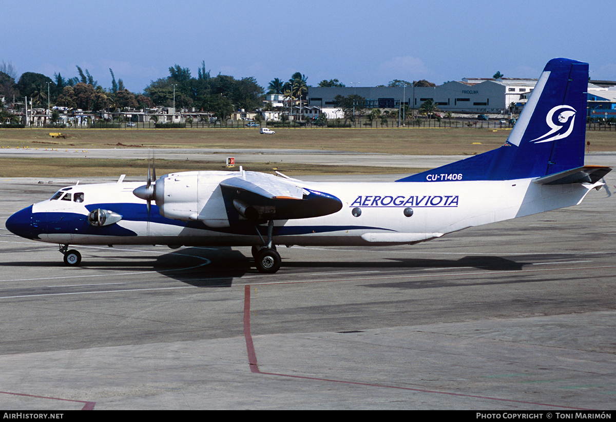 Aircraft Photo of CU-T1406 | Antonov An-26 | Aerogaviota | AirHistory.net #95414