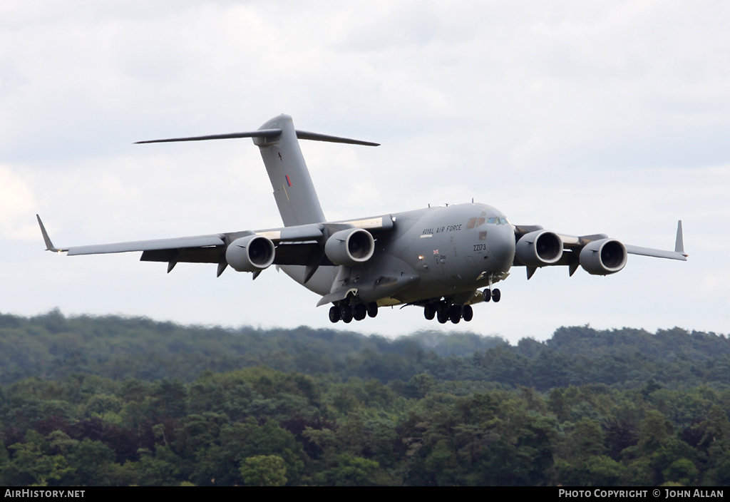 Aircraft Photo of ZZ173 | Boeing C-17A Globemaster III | UK - Air Force | AirHistory.net #95429