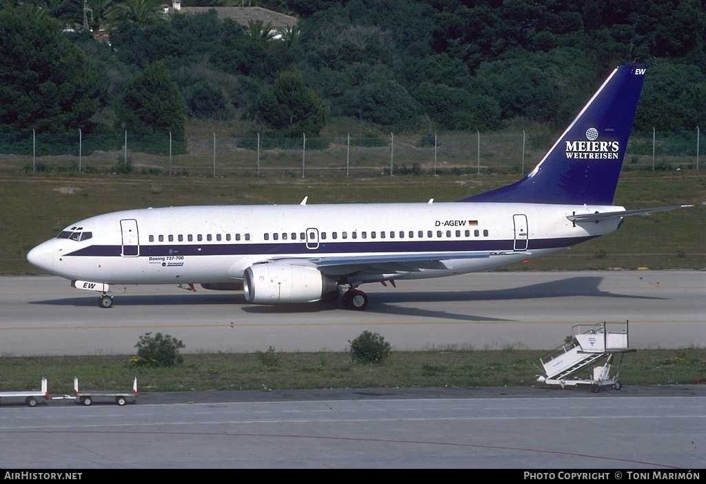 Aircraft Photo of D-AGEW | Boeing 737-75B | Germania | AirHistory.net #95447