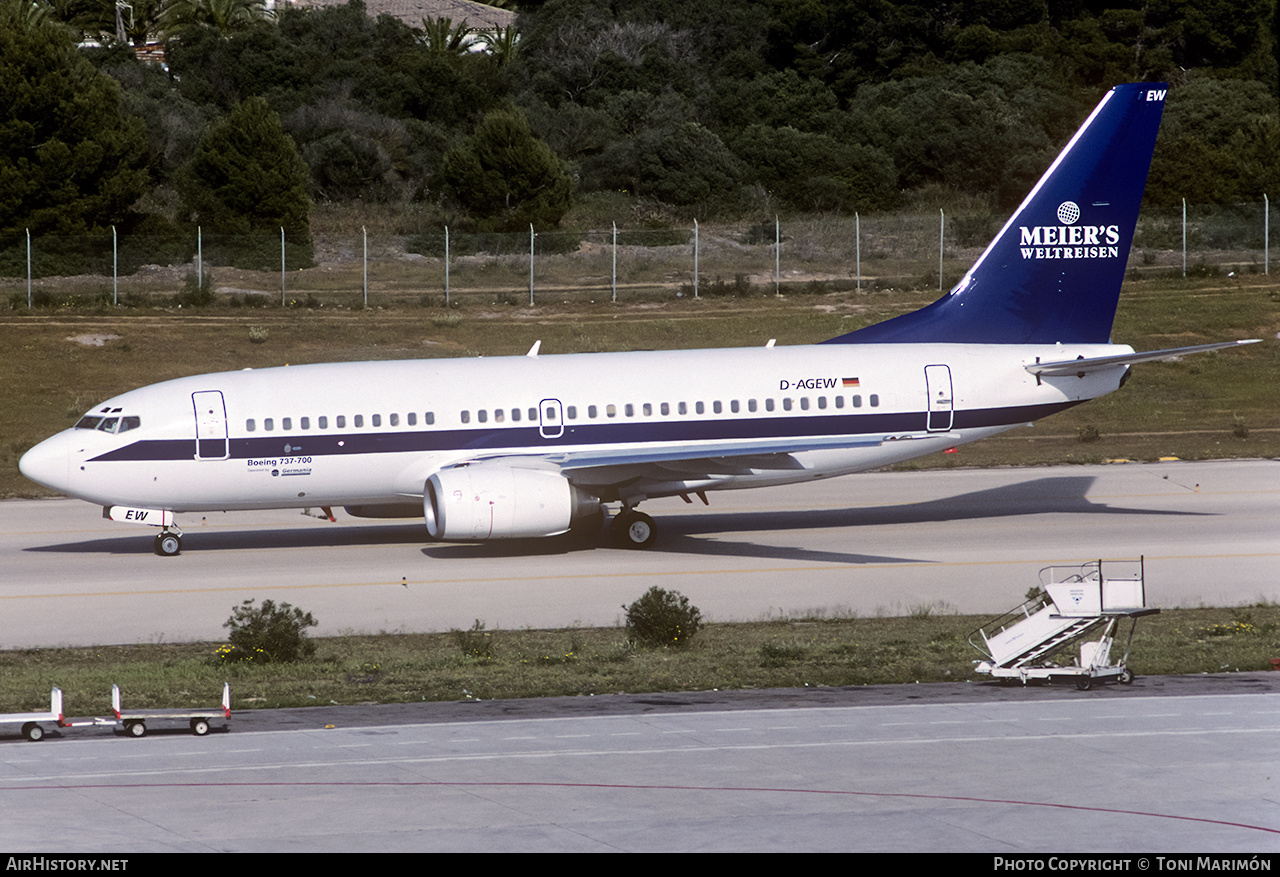 Aircraft Photo of D-AGEW | Boeing 737-75B | Germania | AirHistory.net #95447