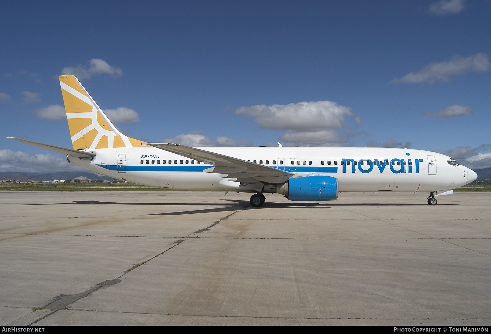 Aircraft Photo of SE-DVU | Boeing 737-85F | Novair | AirHistory.net #95448