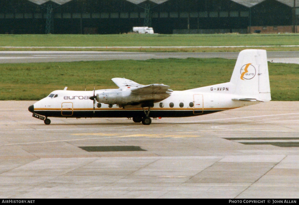 Aircraft Photo of G-AVPN | Handley Page HPR-7 Herald 213 | Euroair | AirHistory.net #95461