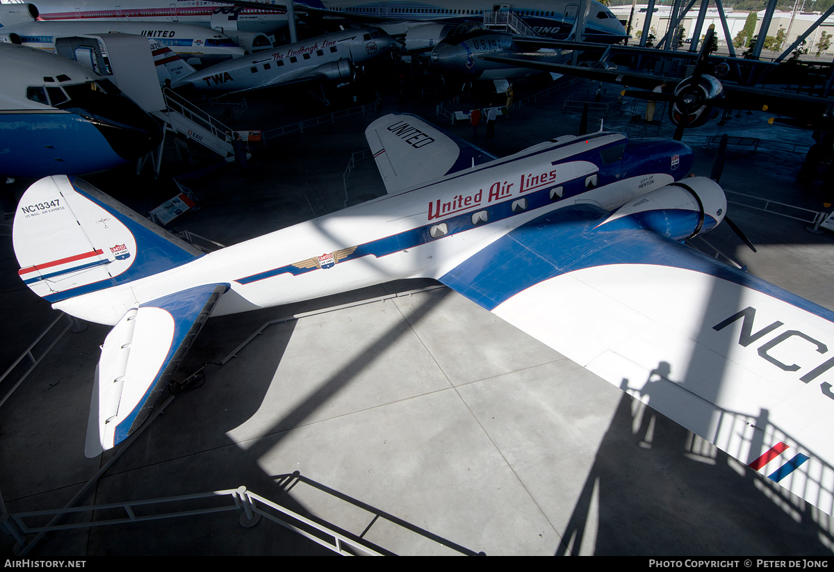 Aircraft Photo of N13347 / NC13347 | Boeing 247D | United Air Lines | AirHistory.net #95464