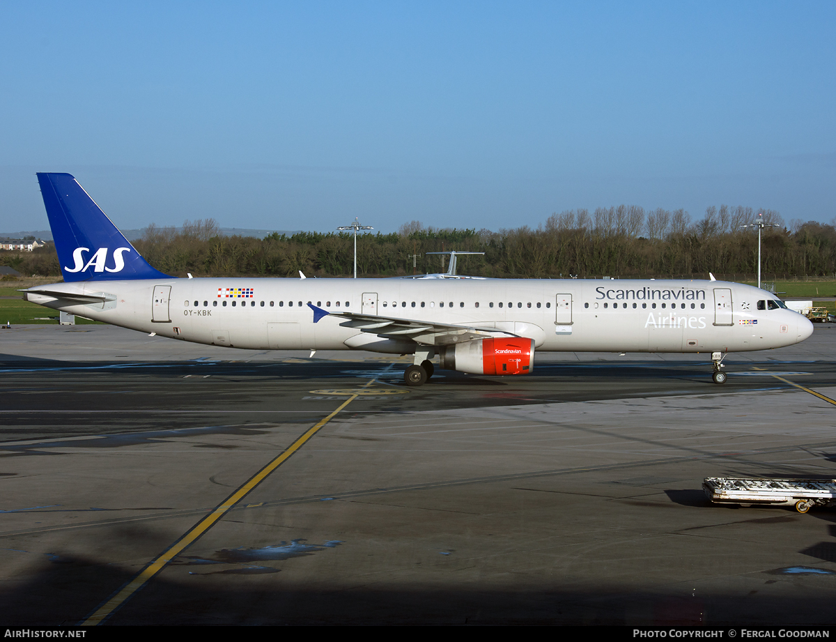 Aircraft Photo of OY-KBK | Airbus A321-232 | Scandinavian Airlines - SAS | AirHistory.net #95486
