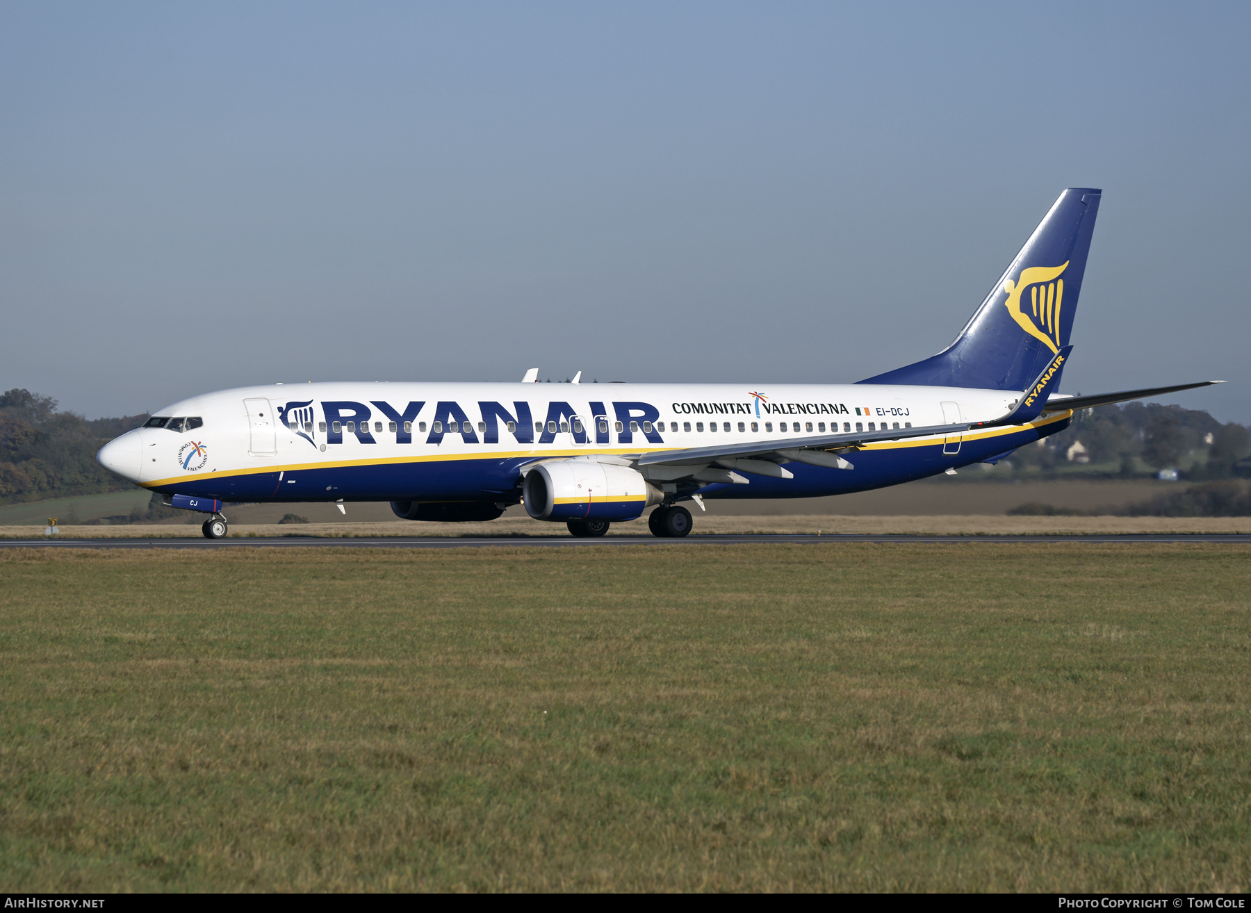 Aircraft Photo of EI-DCJ | Boeing 737-8AS | Ryanair | AirHistory.net #95523