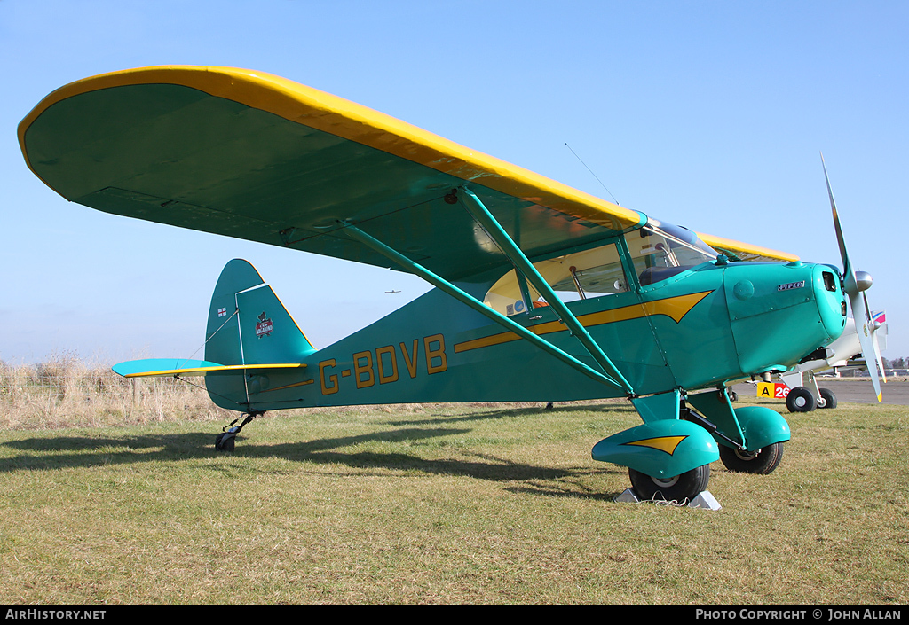 Aircraft Photo of G-BDVB | Piper PA-17 Vagabond | AirHistory.net #95527