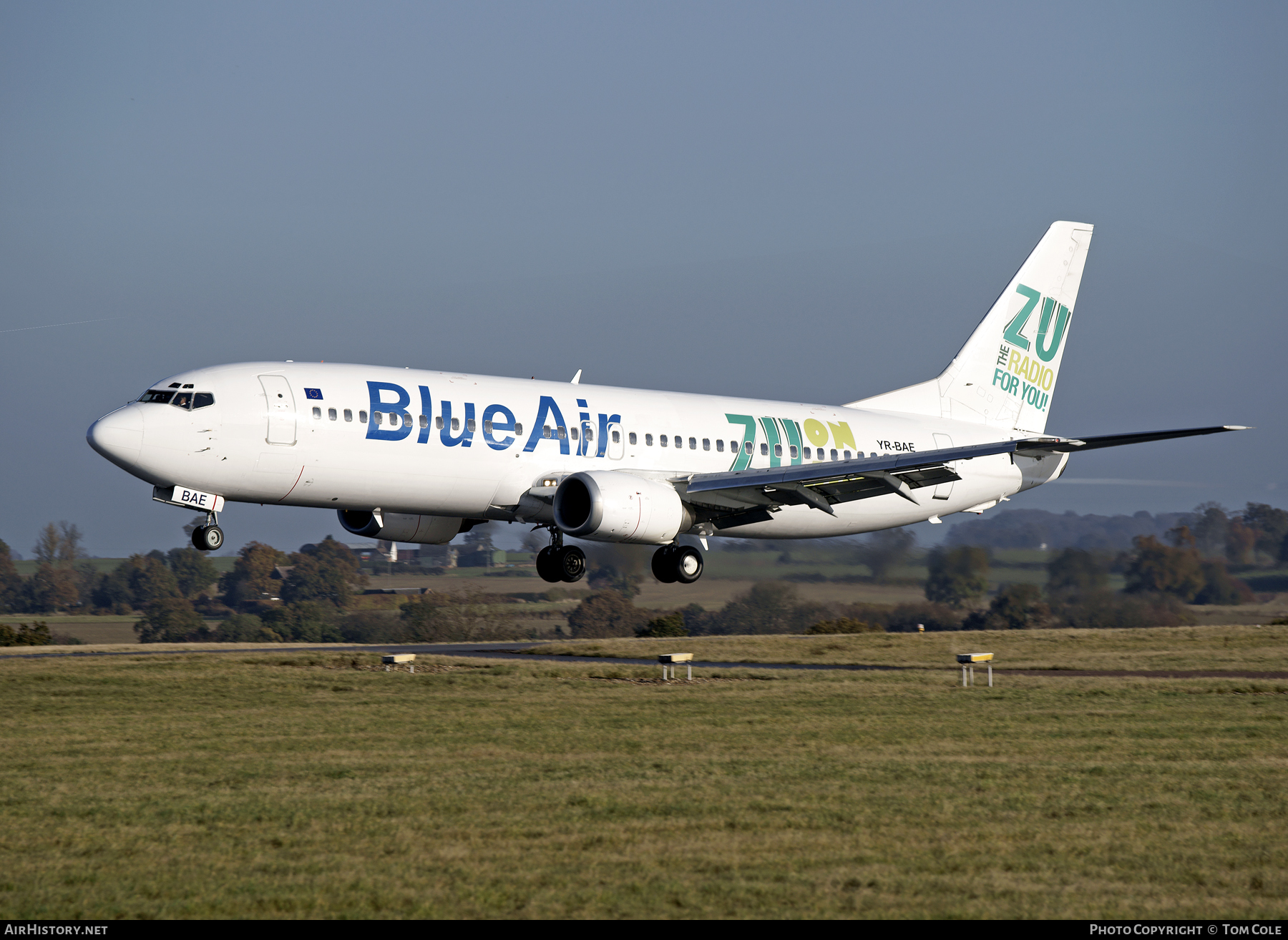 Aircraft Photo of YR-BAE | Boeing 737-46N | Blue Air | AirHistory.net #95529