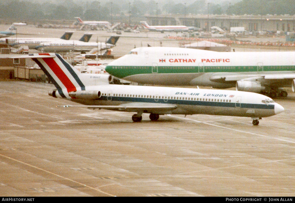 Aircraft Photo of G-BHVT | Boeing 727-212/Adv | Dan-Air London | AirHistory.net #95547