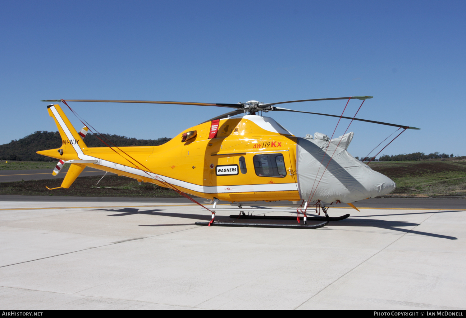 Aircraft Photo of VH-WJY | AgustaWestland AW-119 MkII Koala (AW-119 Ke) | Wagners | AirHistory.net #95549