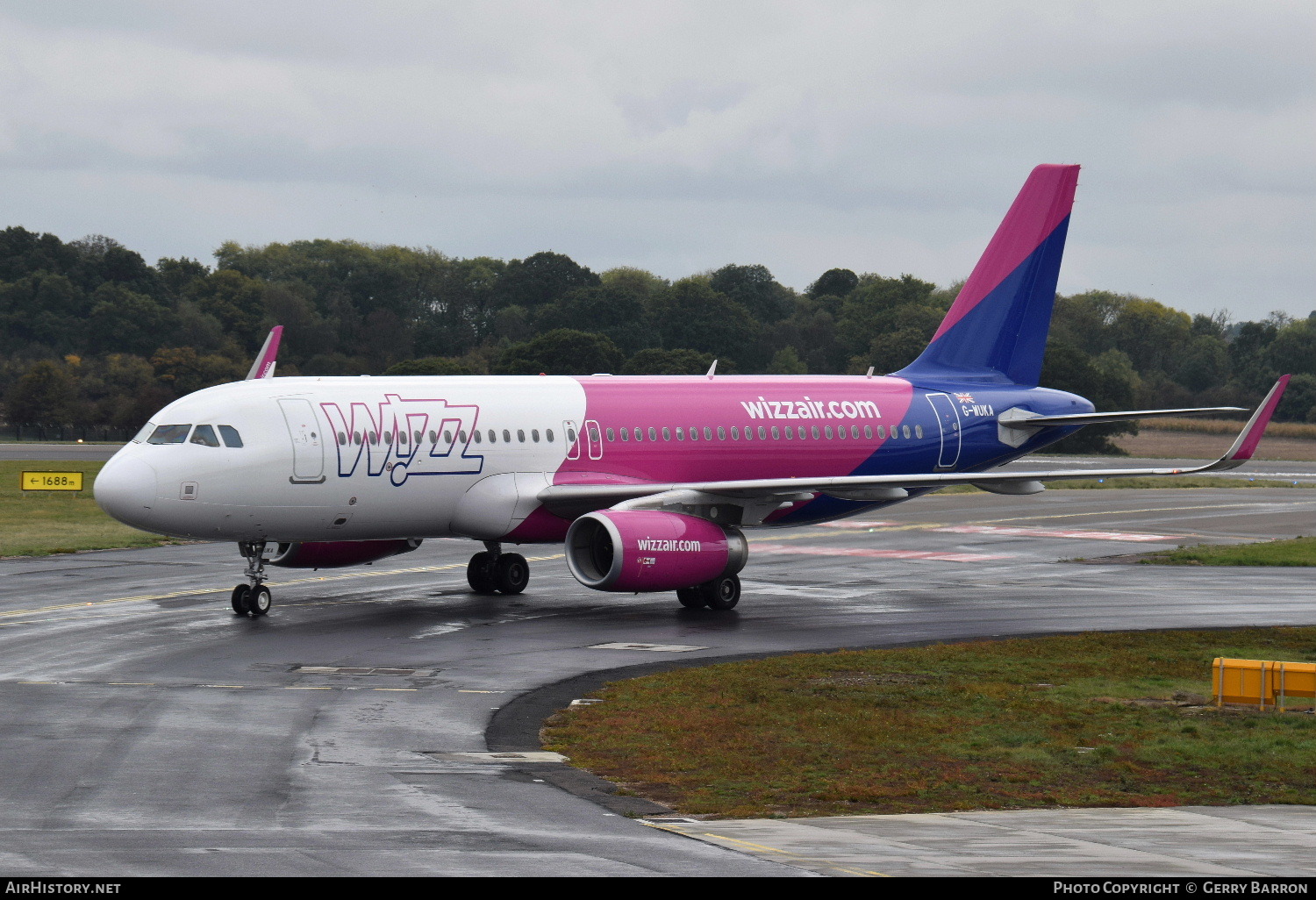 Aircraft Photo of G-WUKA | Airbus A320-232 | Wizz Air | AirHistory.net #95558