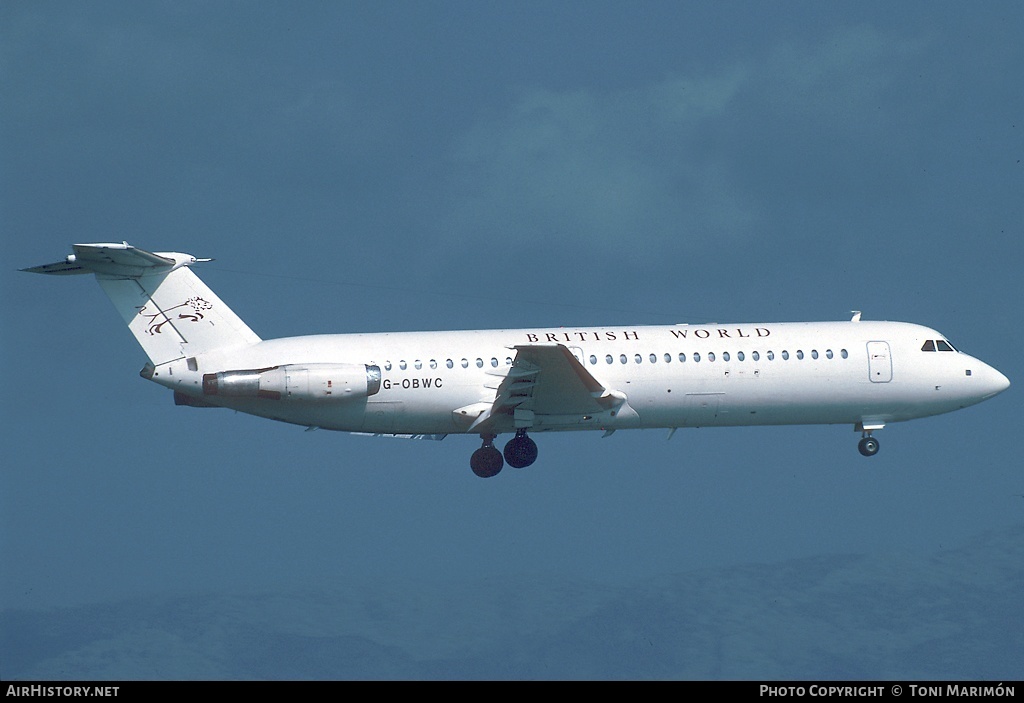 Aircraft Photo of G-OBWC | BAC 111-520FN One-Eleven | British World Airlines | AirHistory.net #95560