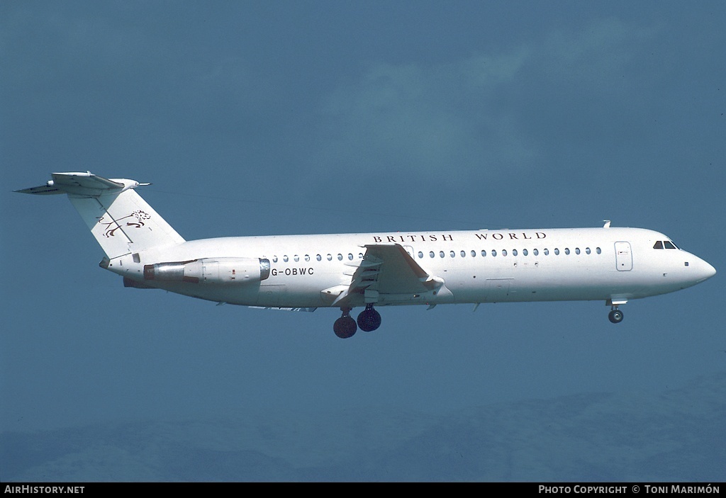 Aircraft Photo of G-OBWC | BAC 111-520FN One-Eleven | British World Airlines | AirHistory.net #95560