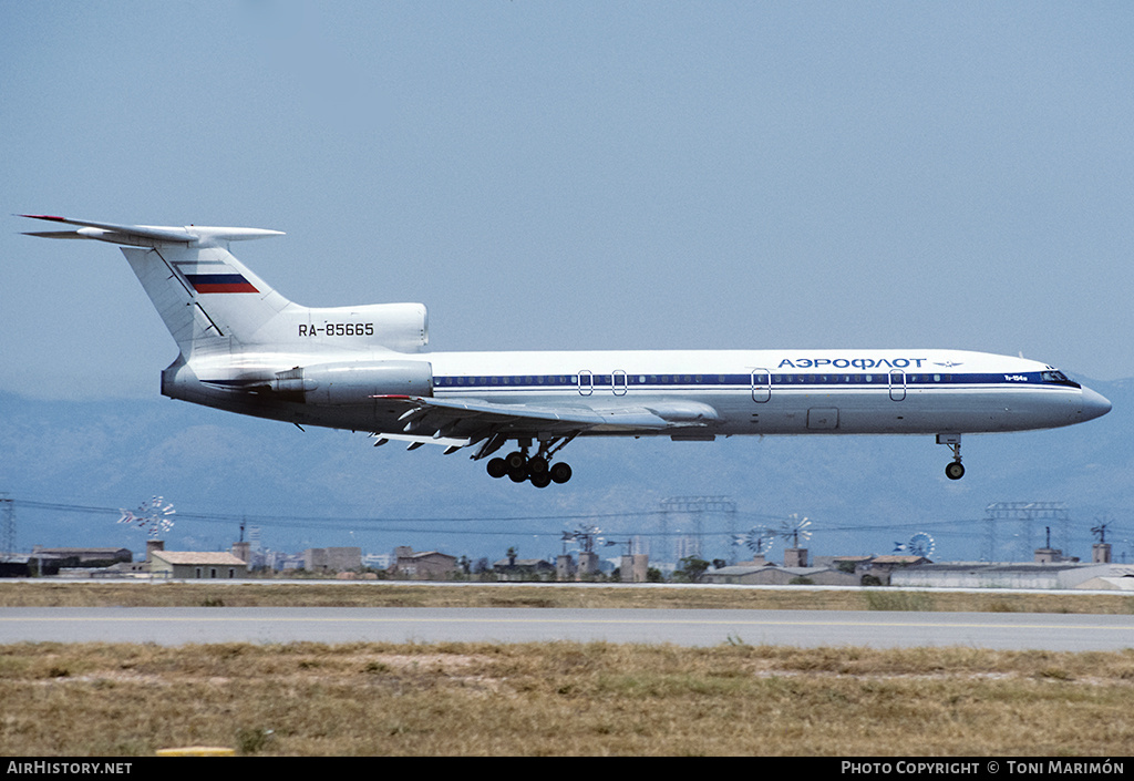 Aircraft Photo of RA-85665 | Tupolev Tu-154M | Aeroflot | AirHistory.net #95564