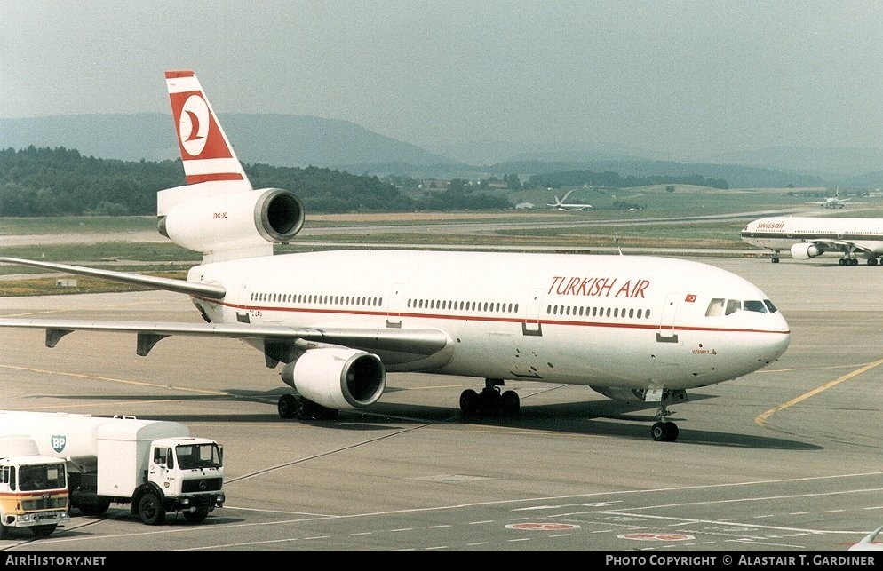 Aircraft Photo of TC-JAU | McDonnell Douglas DC-10-10 | Turkish Air | AirHistory.net #95615