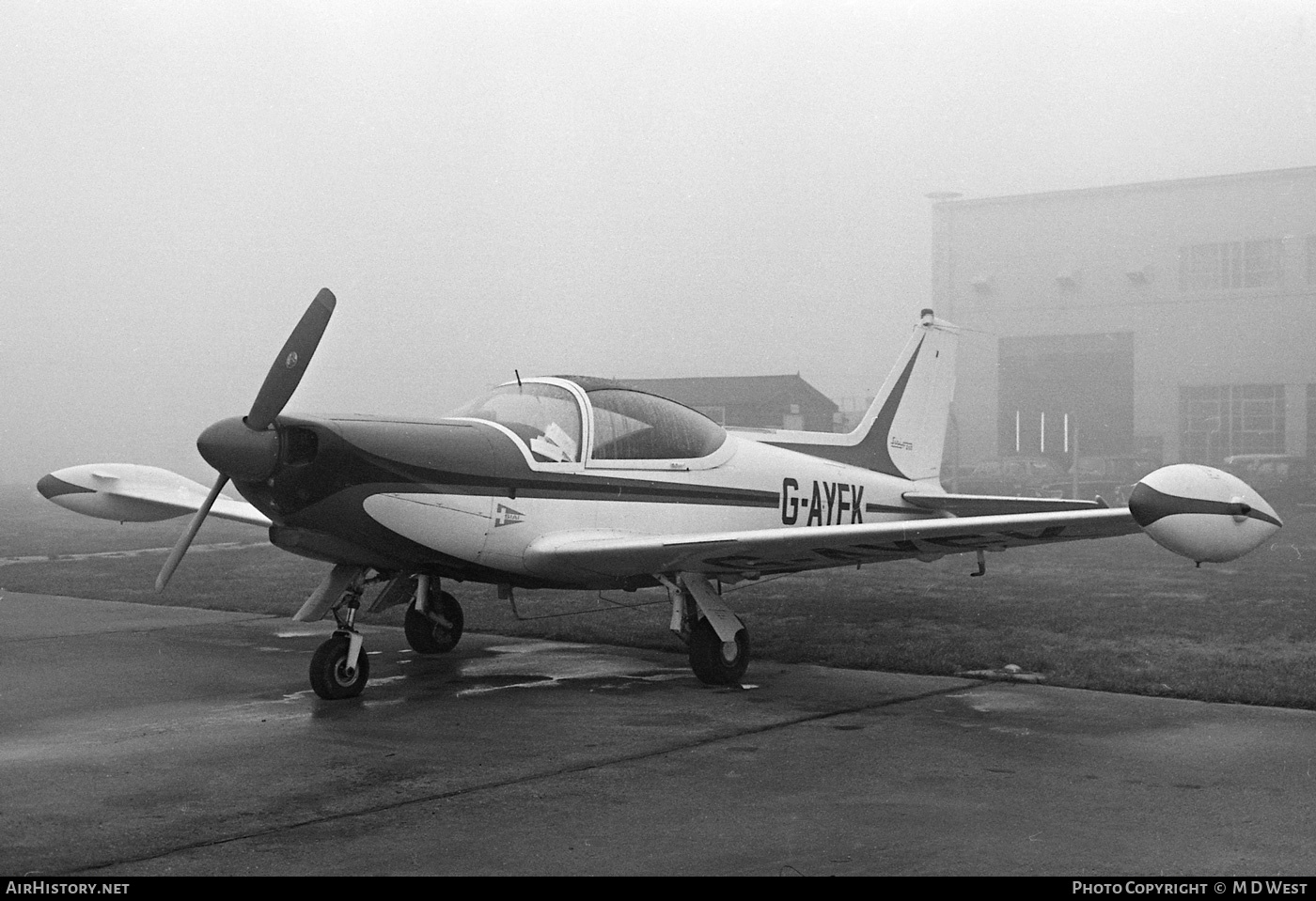 Aircraft Photo of G-AYFK | SIAI-Marchetti SF-260B | AirHistory.net #95619